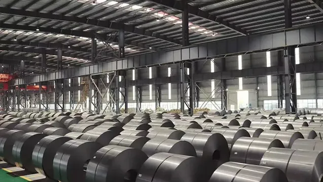 Warehouse of Finished Steel Products